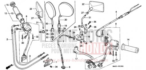 COMMUTATEUR/CABLE VT1100C2X de 1999
